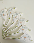 Cala Lily Place Cards – Wedding & Event
