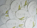 Watercolor Tulip Wedding Menu